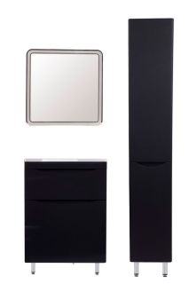 Тумба под раковину Style Line Бергамо СС-00002308 мини 60 Люкс антискрейтч Plus 60 см